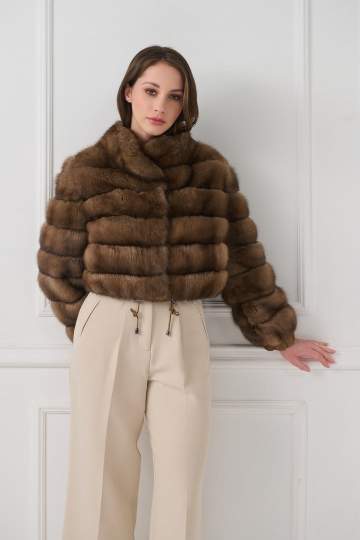 Veste courte en zibeline
