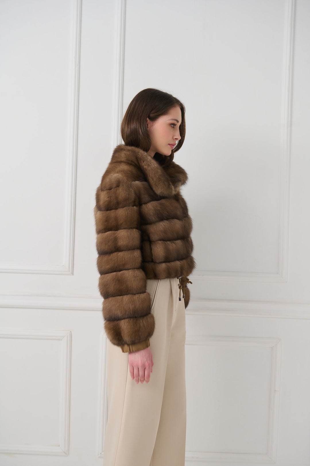 Veste courte en zibeline