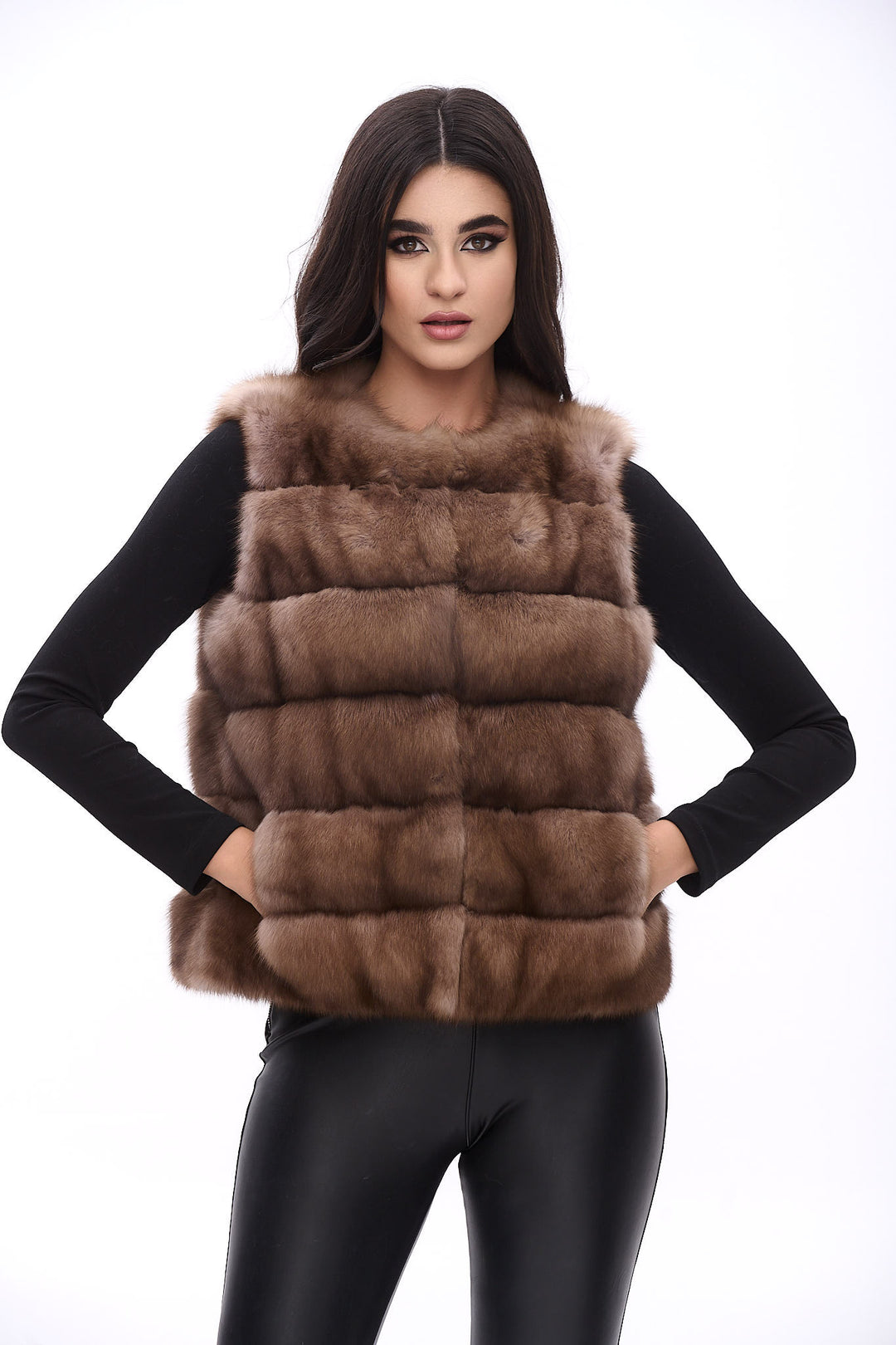 Veste courte sable