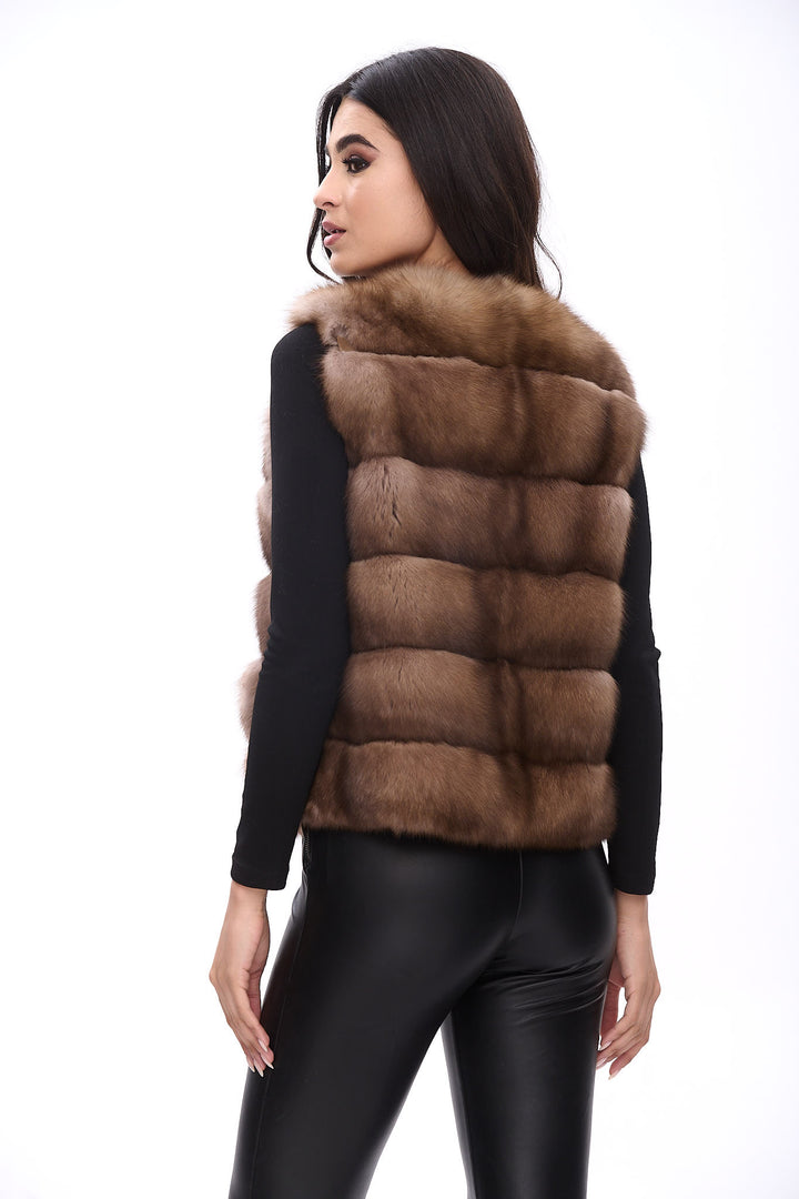 Veste courte sable