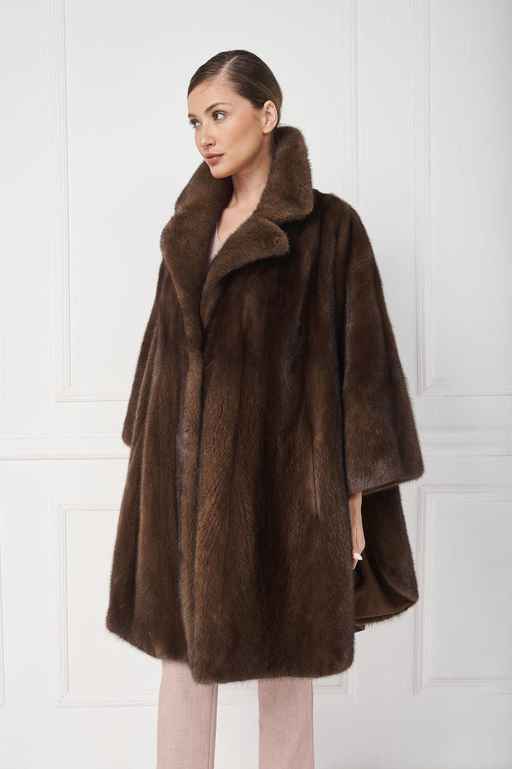 GIACCA A MANTELLA OVERSIZE CON COLLO ALL'INGLESE