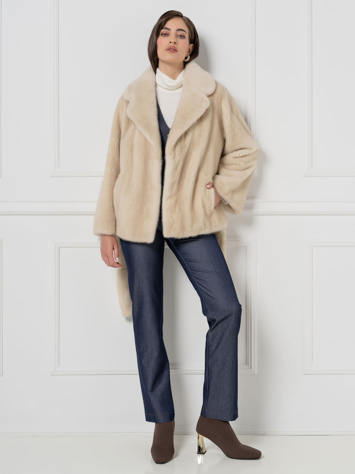 Mink Jacket with Belt