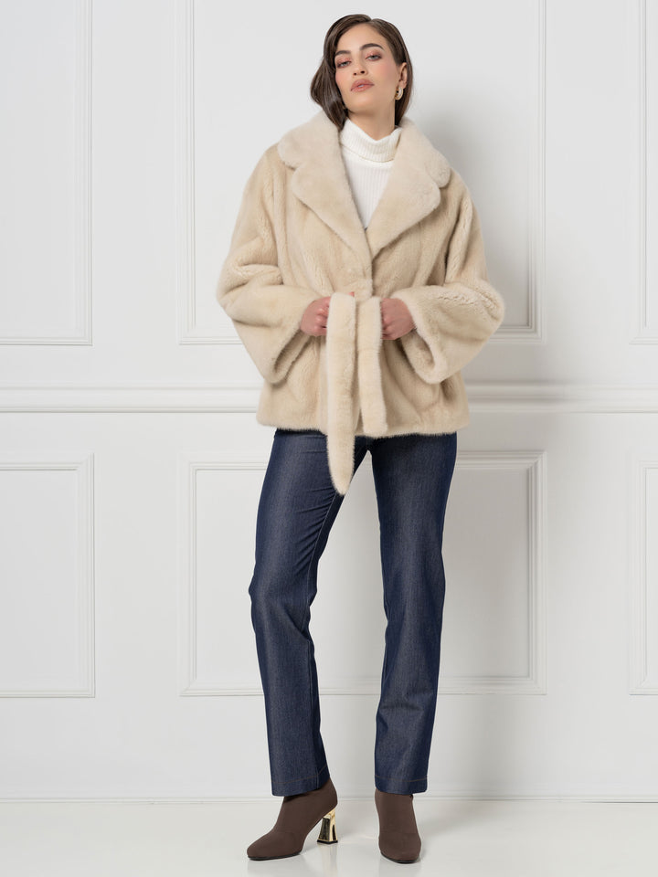 Mink Jacket with Belt