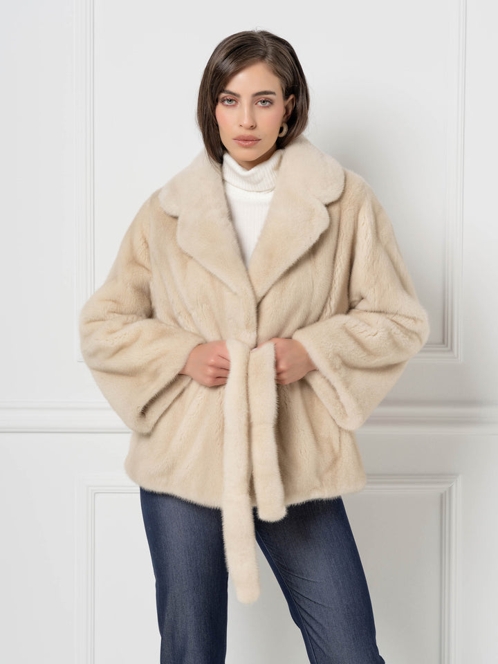 Mink Jacket with Belt
