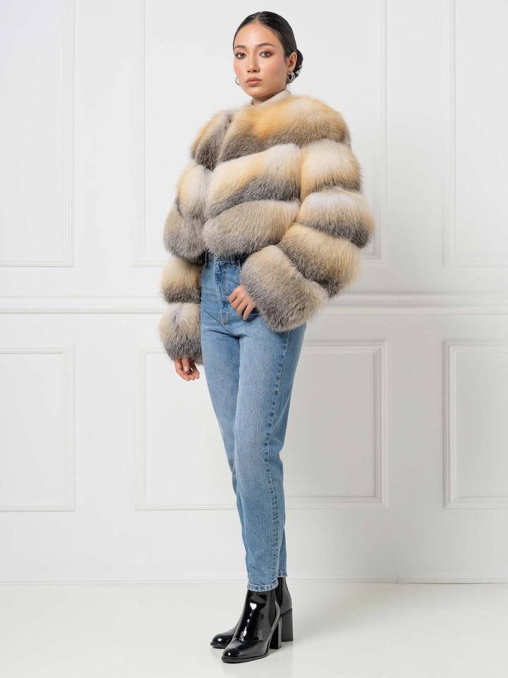 Cropped Fox Jacket