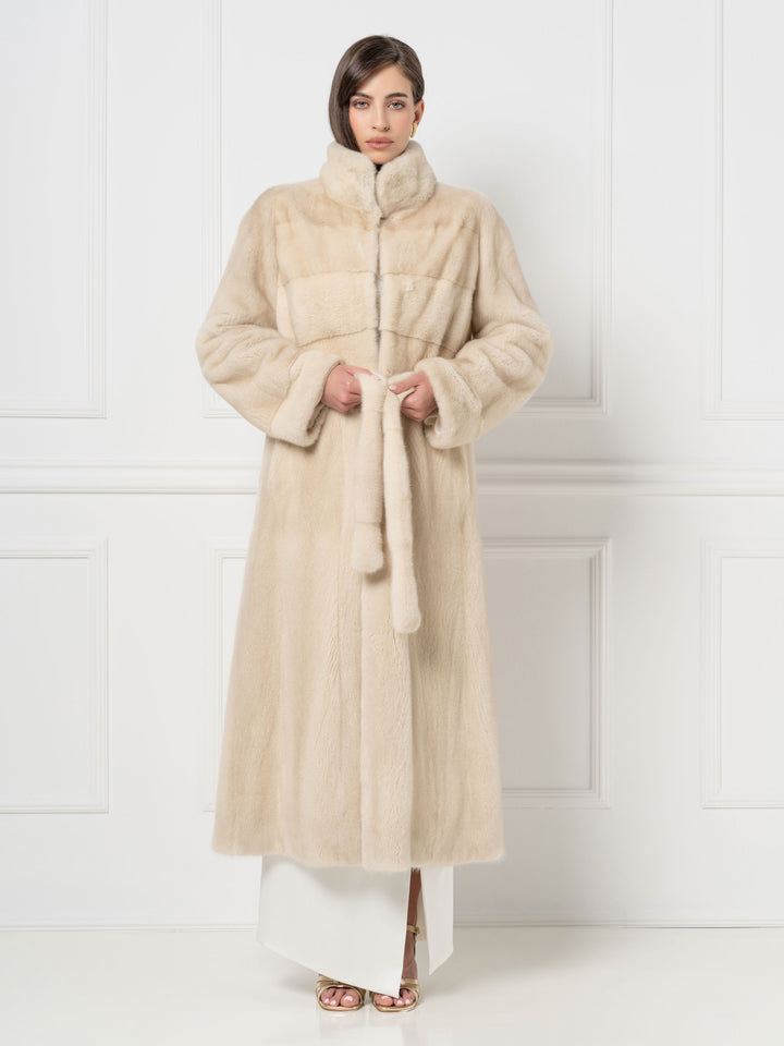 Long Mink Fur Coat
