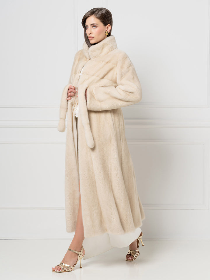 Long Mink Fur Coat