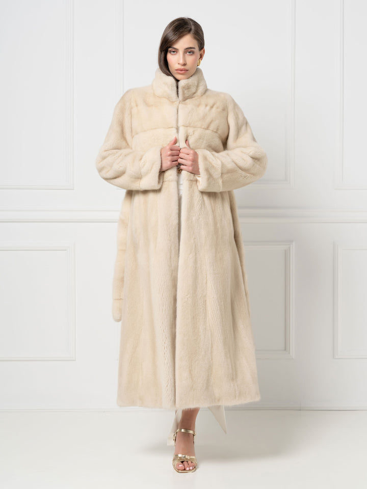 Long Mink Fur Coat