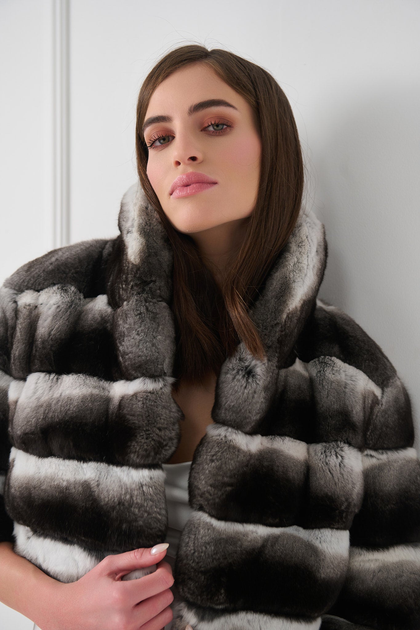Cropped Chinchilla Jacket – Manakas Frankfurt
