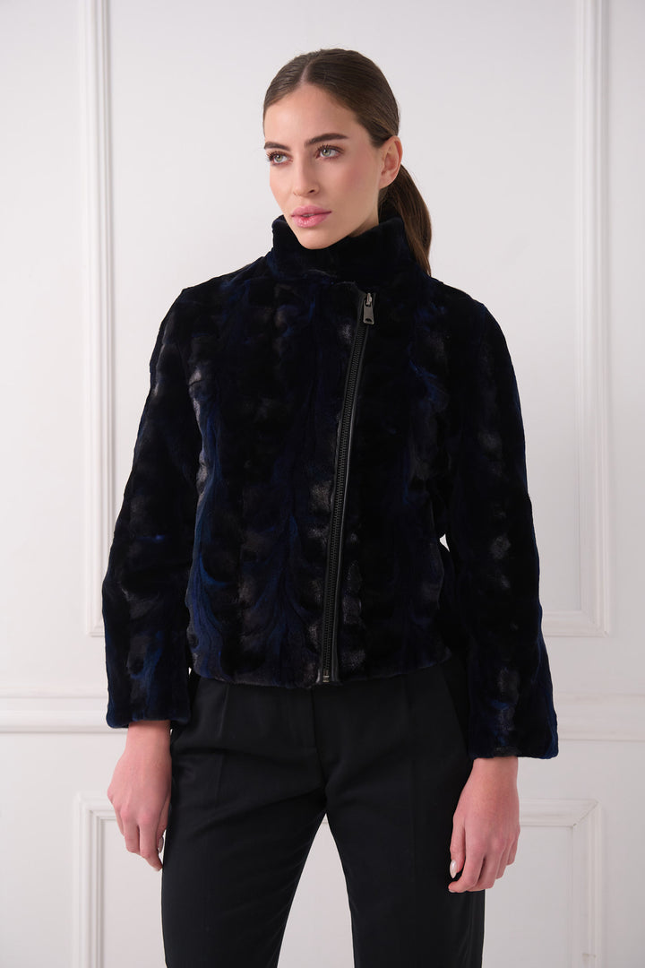 Giacca Biker Casual Swakara