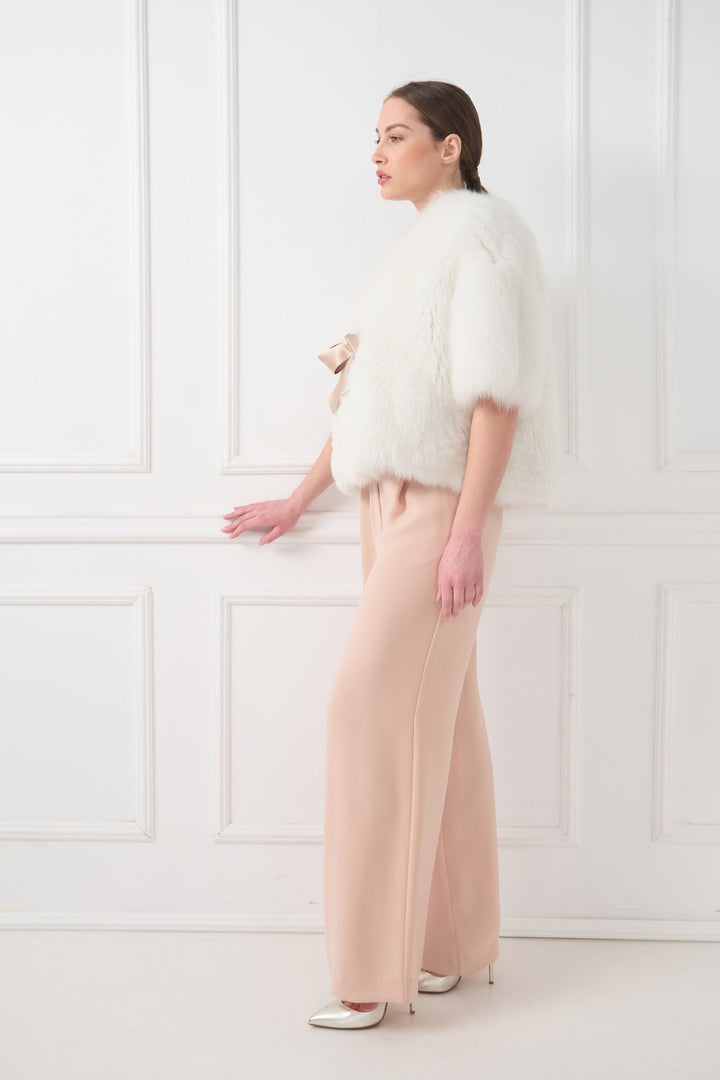 Goldfuchs-Cape-Jacke mit Gürtel