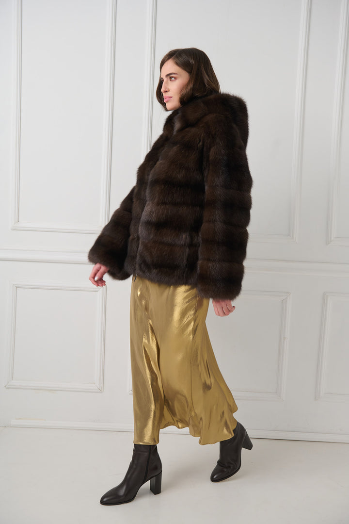 Hooded Sable Jacket