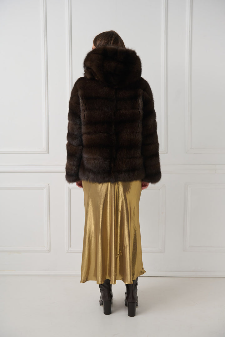 Hooded Sable Jacket