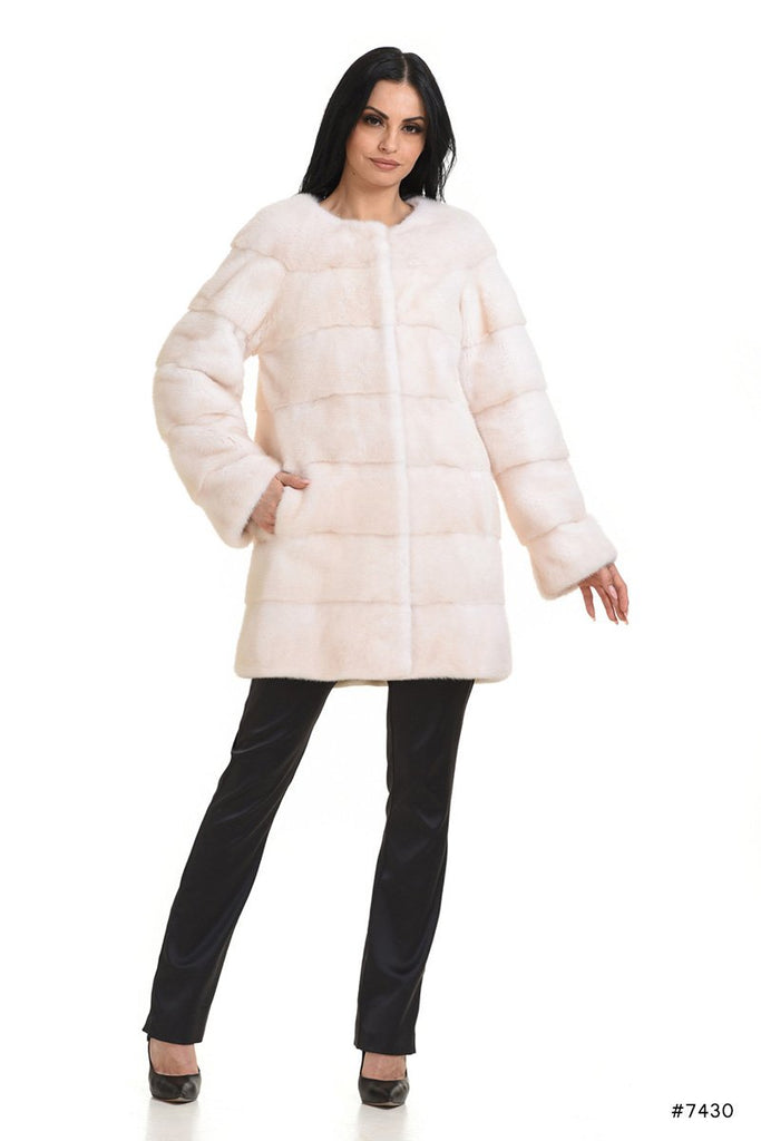 Basic mink fur chanel coat