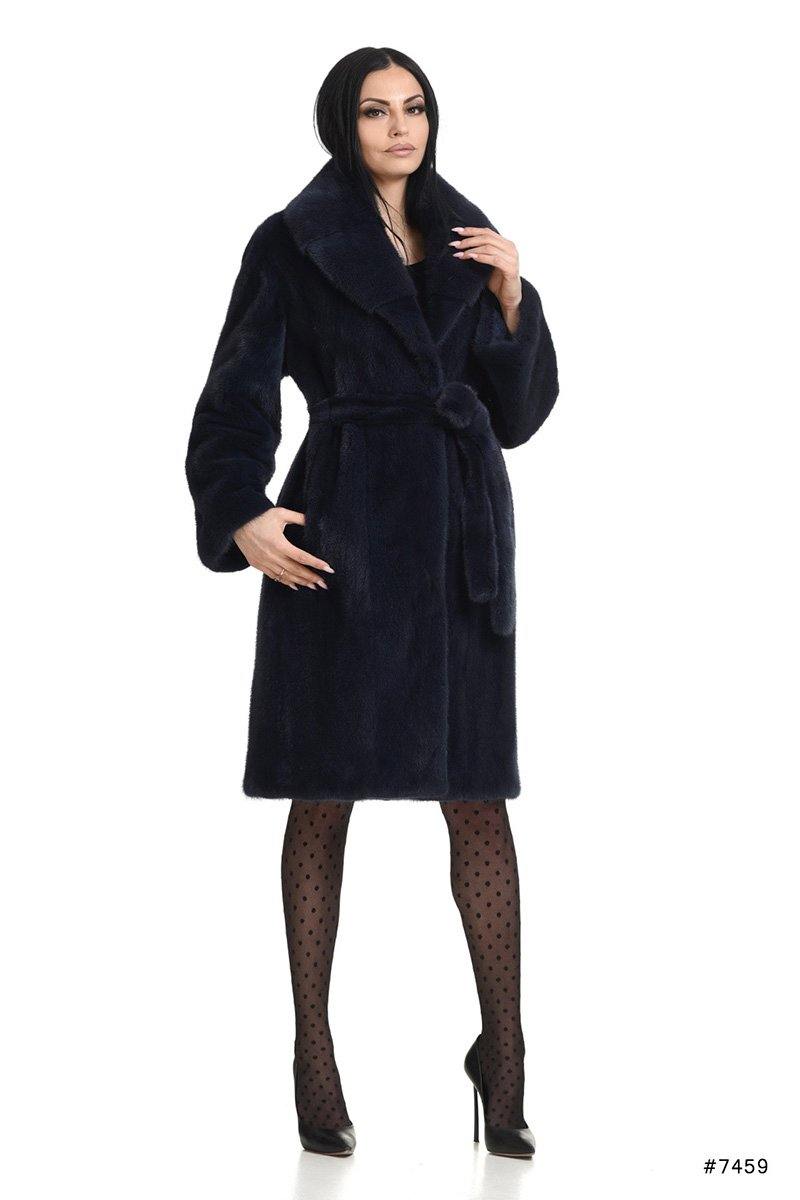 Elegant mink coat with shawl collar - Manakas Frankfurt