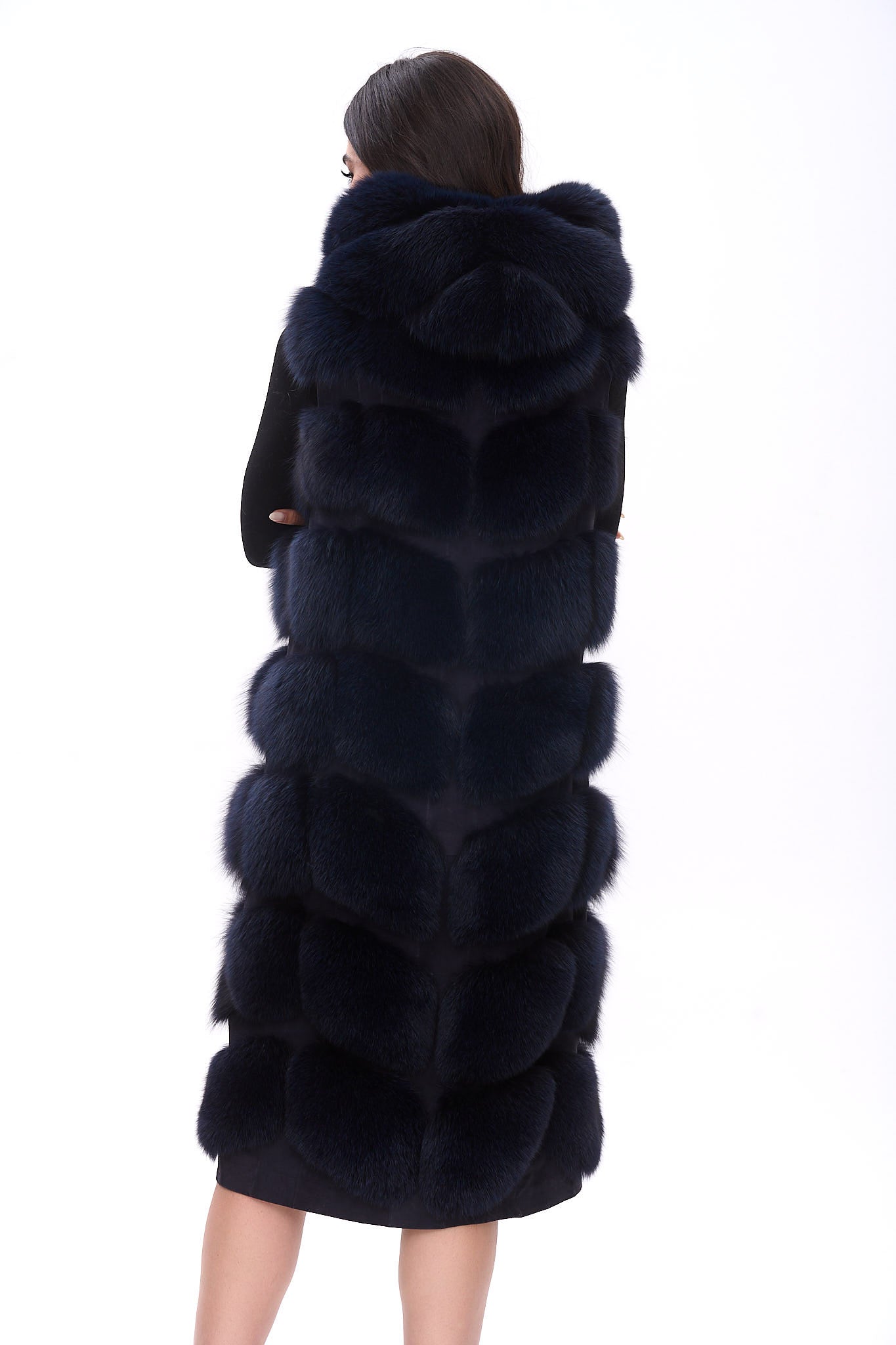 Hooded fox vest