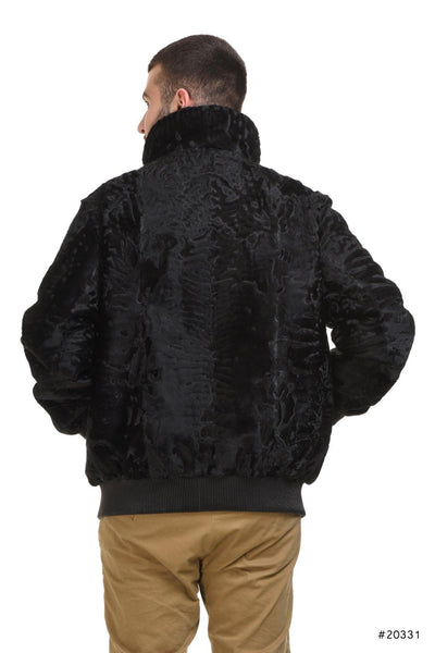 Men's persian lamb sportive jacket - Manakas Frankfurt