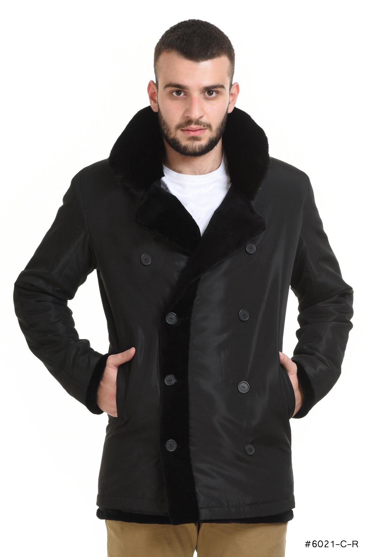 Mens sheared mink clearance coat