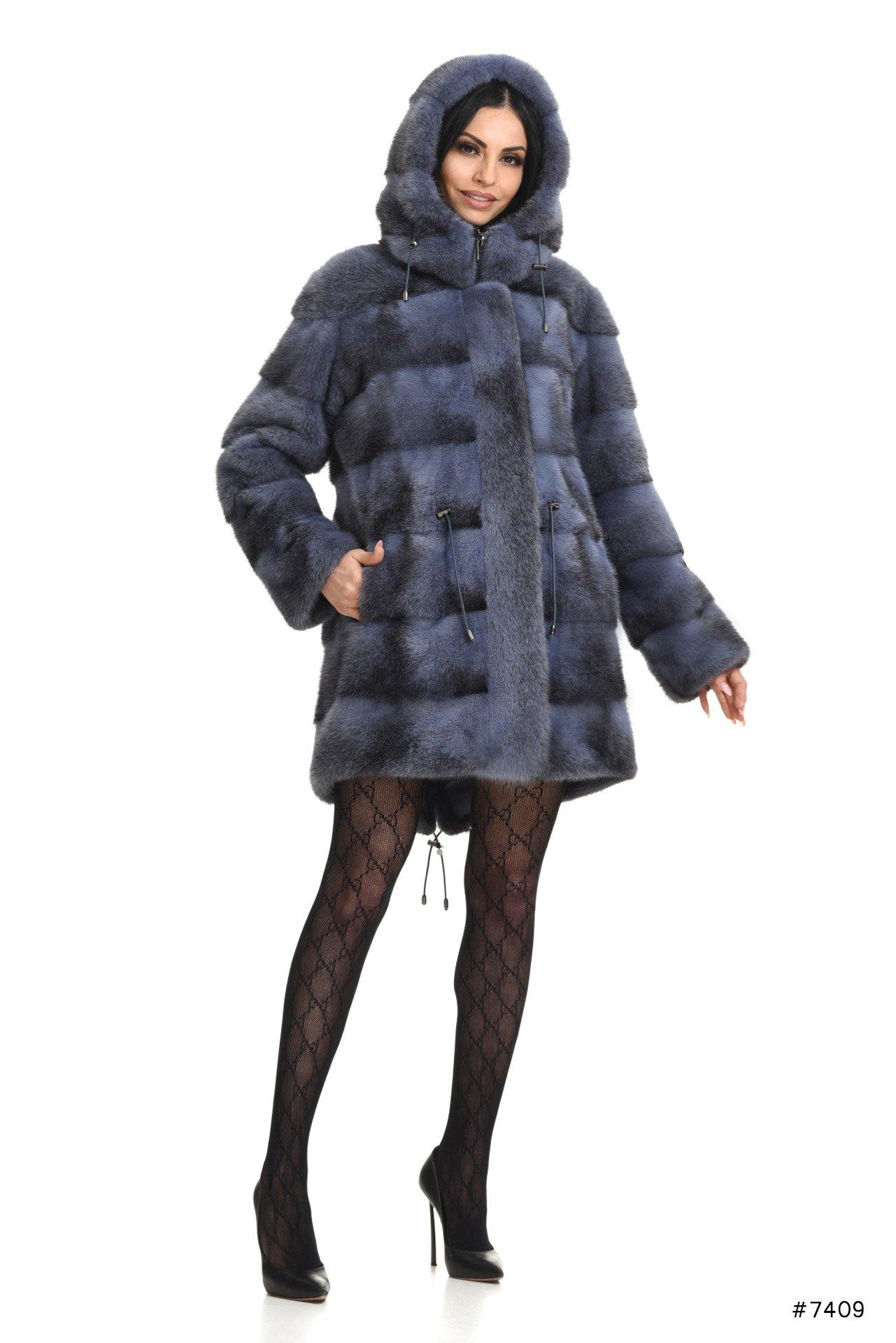 Exclusive hooded mink parka jacket - Manakas Frankfurt