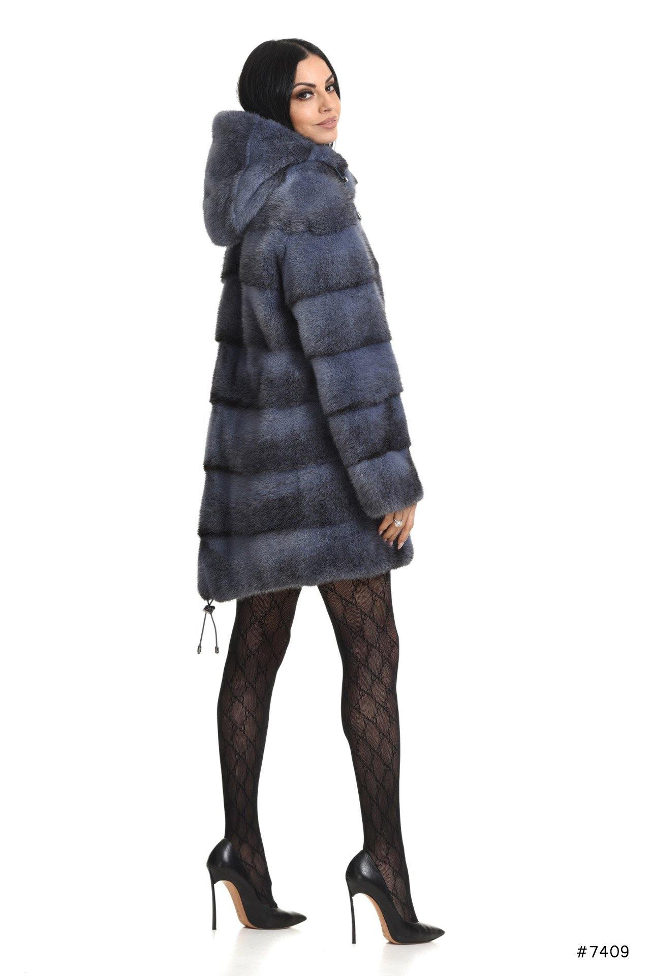 Exclusive hooded mink parka jacket - Manakas Frankfurt