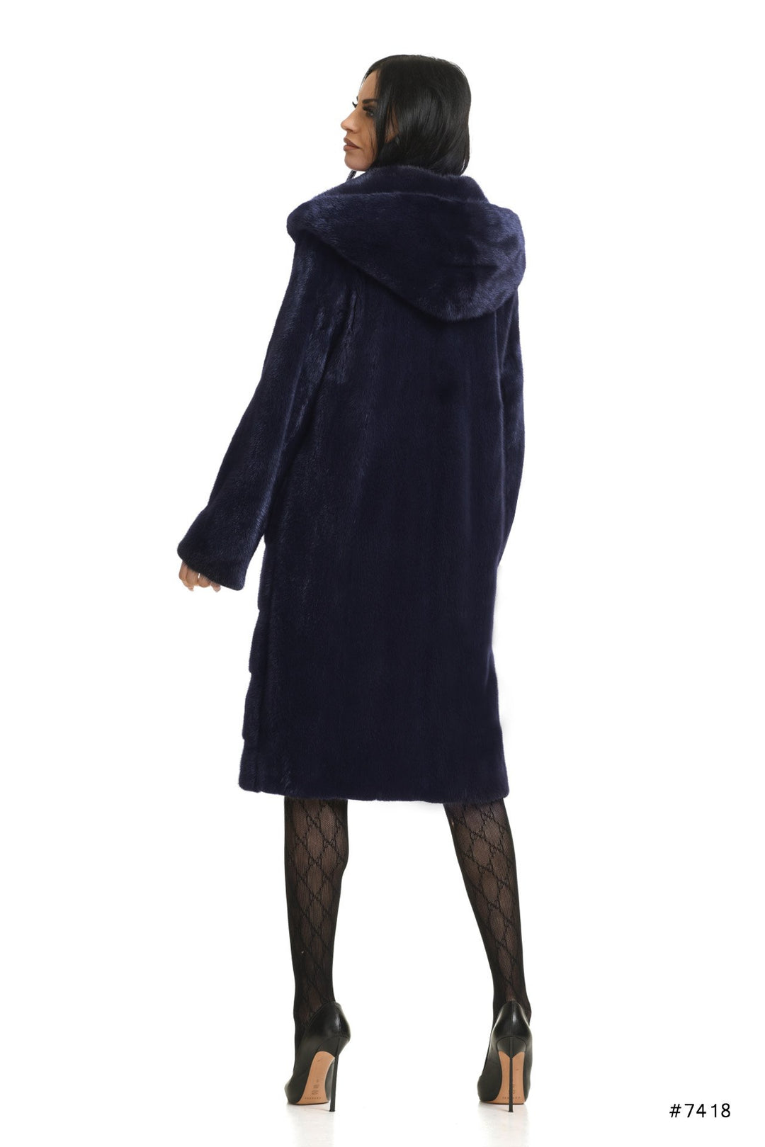Basic hooded mink coat - Manakas Frankfurt
