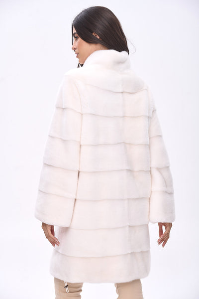 Cappotto di visone di base di tutti i giorni